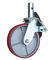 6インチの足場の足車PUの車輪は足車の調節可能な足場の車輪250kgsにアイロンをかける